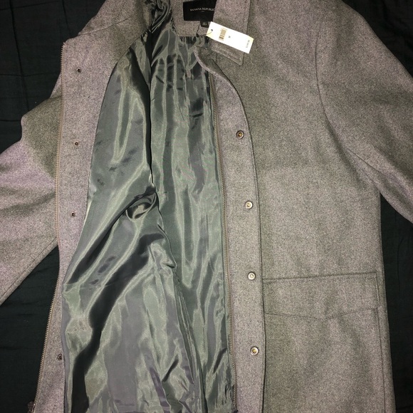 Banana Republic Double Faced Italian Wool Blend - Picture 4 of 7
